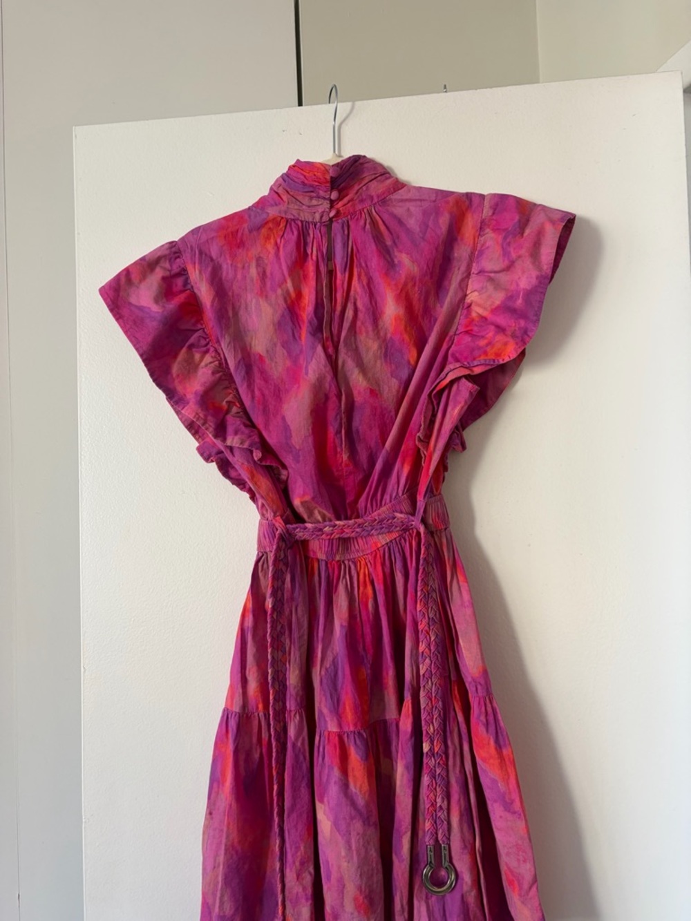 10 Crosby Derek Lam | Finn Ruffle Wrap Dress - Picture 7 of 10